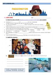 English Worksheet: Visit London with Paddington