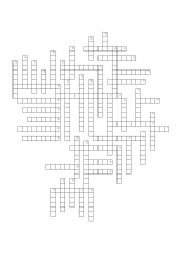 English Worksheet: Crosswords 50 states of the USA