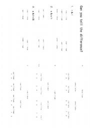 English Worksheet: pronunciation