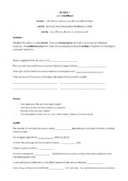 English Worksheet: Using vocab: vary / various / varied / variety