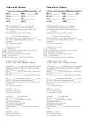 English Worksheet: Castle on the hill  Ed Sheeran