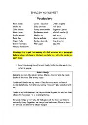 english worksheet