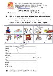 English Worksheet: grammar