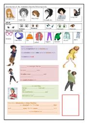 English Worksheet: Big Hero 6 physical description