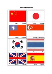 English Worksheet: Country and Nationality 1