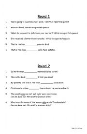 English Worksheet: Intermediate review Quiz