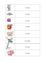 English Worksheet: It`s a......