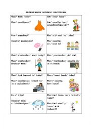 present simple vs continuous