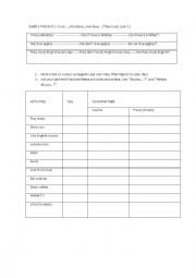 English Worksheet: Simple Present