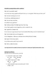 English Worksheet: Linking Sounds Exercise