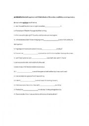 English Worksheet: INSEPARABLE PHRASAL VERBS FILLING EXERCISE