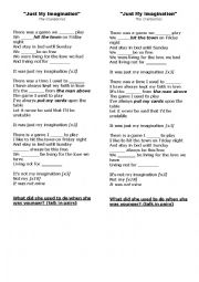 English Worksheet: Used to song
