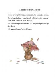 a house for Mouse