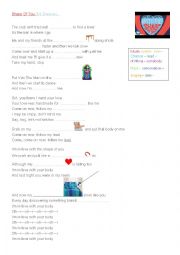 English Worksheet: Shape of you