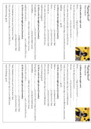 English Worksheet: SONG: Feeling Good -Nina Somone
