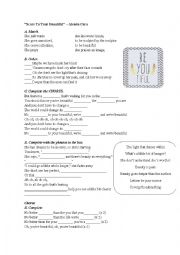 English Worksheet: Scars to Your Beautiful - Alessia Cara