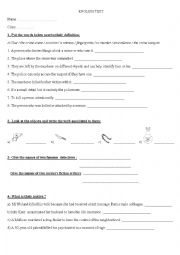 English Worksheet: detective stories vocabulary