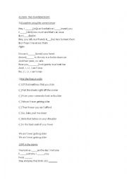 English Worksheet: Closer