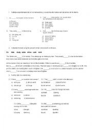 English Worksheet: present simple 