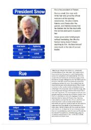 English Worksheet: The Hunger Games Part 1