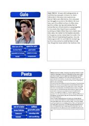 English Worksheet: The Hunger Games Part 2