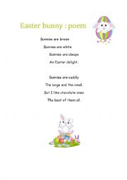 Easter poem for kids 