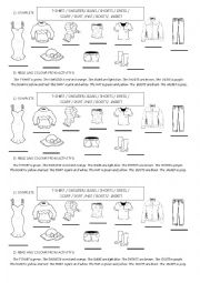 English Worksheet: clothes