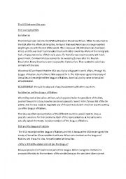 English Worksheet: History