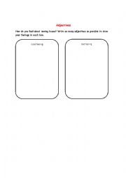 English Worksheet: Adjectives (Feelings)