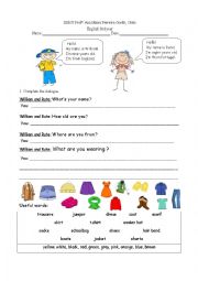 English Worksheet: Revision work