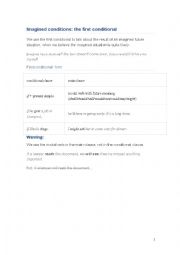 English Worksheet: Conditionals por PET Cambridge