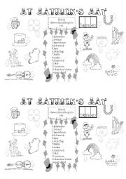 English Worksheet: St Patricks Day vocabulary