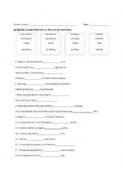 English Worksheet: ESL INDEFINITE PRONOUNS FILLING EXERCISE