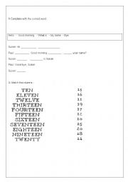 English Worksheet: 3rd grade test 2 form