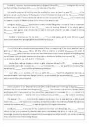 English Worksheet: fill in the word
