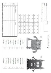 English Worksheet: Parts of the body_MONSTERS