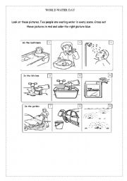 English Worksheet: World water day