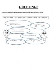 English Worksheet: dialogue gumball and jake