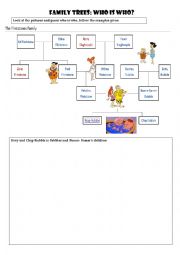 English Worksheet: Family members 