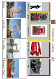 English Worksheet: Symbols of London