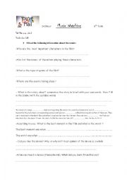 English Worksheet: youve got mail 