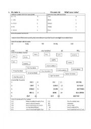 English Worksheet: Numbers exercise