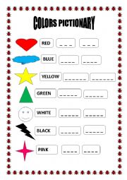 English Worksheet: Colors