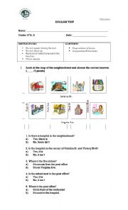 English Worksheet: 6th