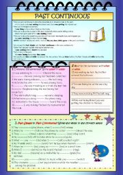 English Worksheet: WHEN or WHILE