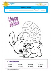 English Worksheet: easter bunny