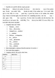 English Worksheet: 8th grade Mid term test- 2 Form