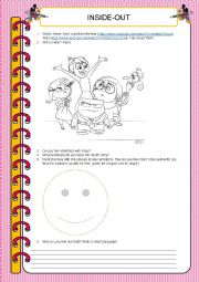 English Worksheet: Inside Out