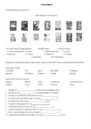 English Worksheet: Talk About Reading