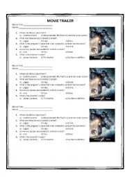 English Worksheet: THE PACIFIM RIM